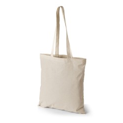 Oeko-Tex STANDARD 100 Baumwolltasche mit langen Henkeln natur