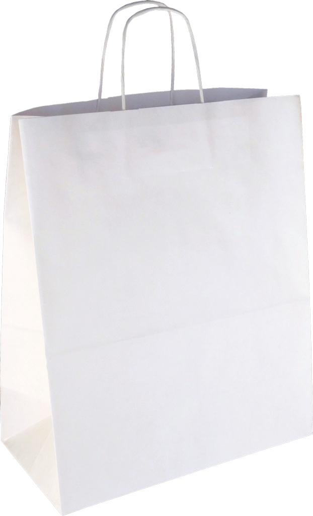 PS209G002 Papiertasche mit Papierkordel EKO PLUS weiß glatt