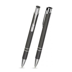 C-01 Kugelschreiber. Schwarz - glänzend.