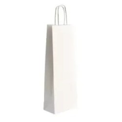 Papiertasche mit Papierkordel weiß