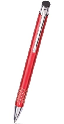 R-06 Metall Kugelschreiber REY. Rot - matt.
