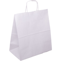 PS215G002 Papiertasche mit Papierkordel EKO PLUS weiß glatt