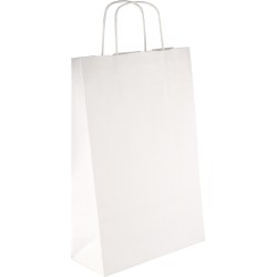 PS204G002 Papiertasche mit Papierkordel EKO PLUS weiß glatt