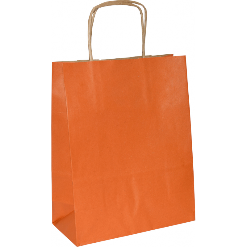 PS301G061 Papiertasche mit Papierkordel EKO PLUS, vollflächig bedruckt orange