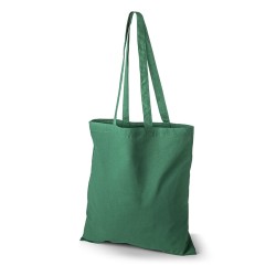 Oeko-Tex STANDARD 100 Baumwolltasche mit langen Henkeln grün