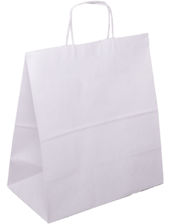 PS216G002 Papiertasche mit Papierkordel EKO PLUS weiß glatt