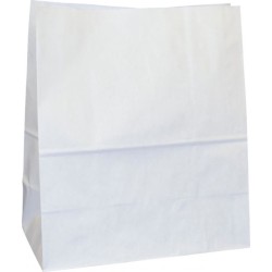 BU209G000 - Papiertasche, Bodenbeutel weiß