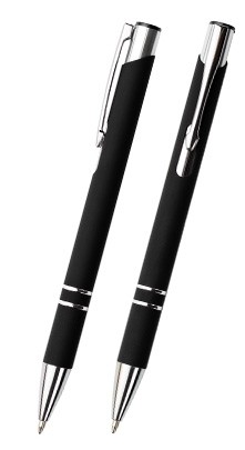 CR-01 Kugelschreiber. Schwarz - matt. – Ansicht 2