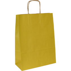 PS303G091 Papiertasche mit Papierkordel EKO PLUS gelb "A4"