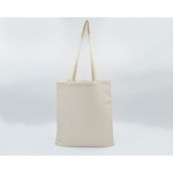 Baumwolltasche mit langen Henkeln natur