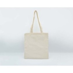 Baumwolltasche mit langen Henkeln natur