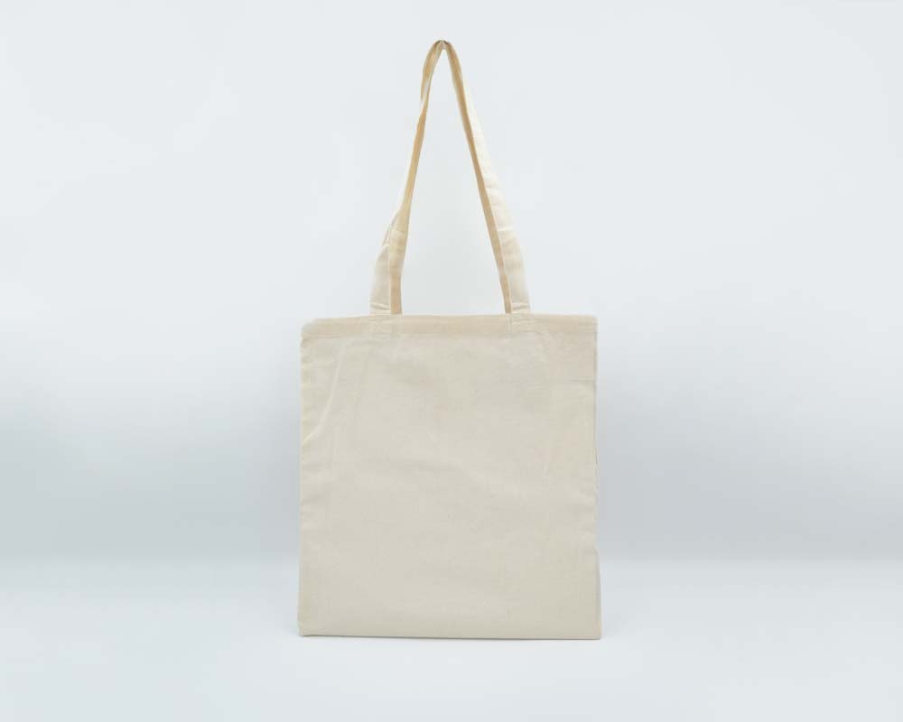 Baumwolltasche mit langen Henkeln natur