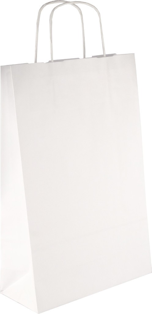 PS204G002 Papiertasche mit Papierkordel EKO PLUS weiß glatt