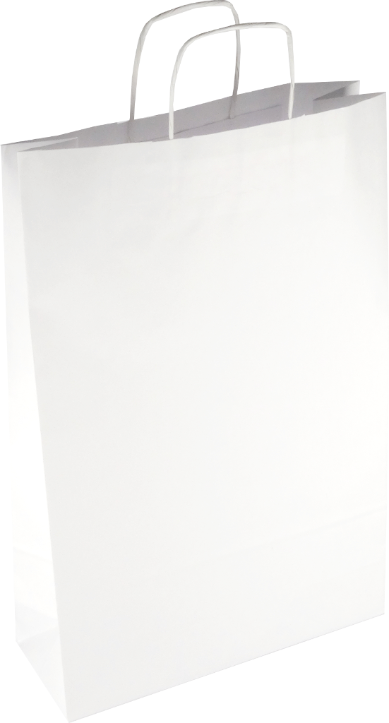PS212G002 Papiertasche mit Papierkordel EKO PLUS weiß glatt