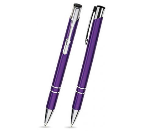 C-19 Kugelschreiber. Violett - glänzend.