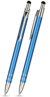 BT-10 Kugelschreiber Touch Pen. Blau - matt.