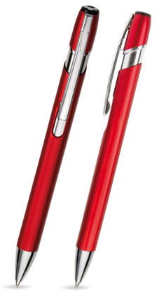 GE-06 Kugelschreiber. Rot - matt