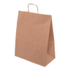 Papiertasche mit Papierkordel EKO PLUS braun