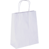 Papiertasche mit Papierkordel EKO PLUS weiß.