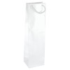 PL1010 Laminierte Papiertasche, Kreidepapier weiß, glanz-laminiert - WIEß
