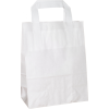 Papiertasche mit Flachhenkel 18x8,5x23 cm