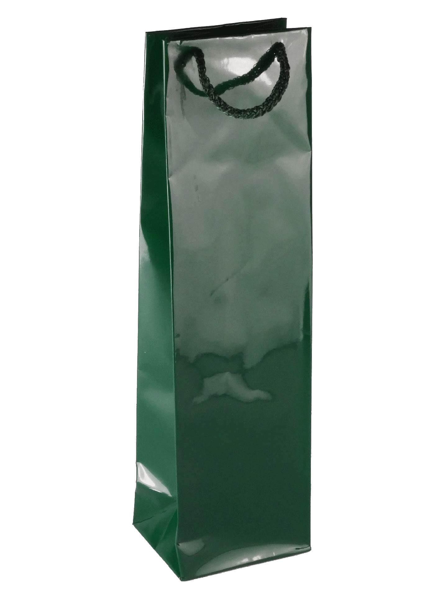 PL1017 Laminated Paper Bag - DARK GREEN